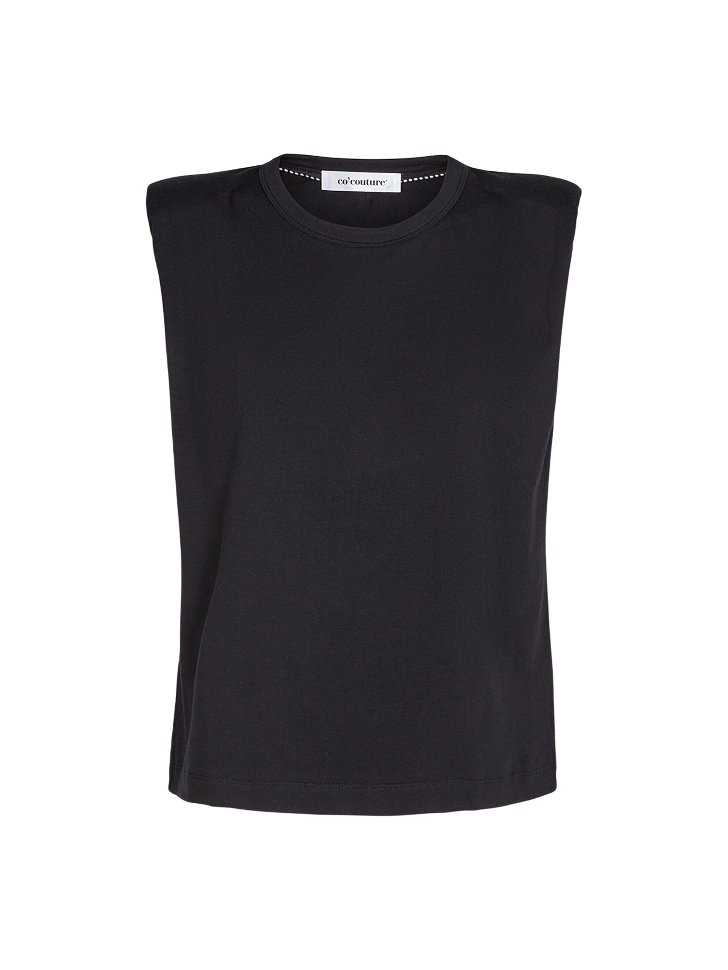 co'couture Top 'Eduarda' in Schwarz: Vorderseite