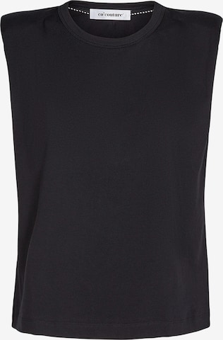 co'couture Top 'Eduarda' in Schwarz: Vorderseite