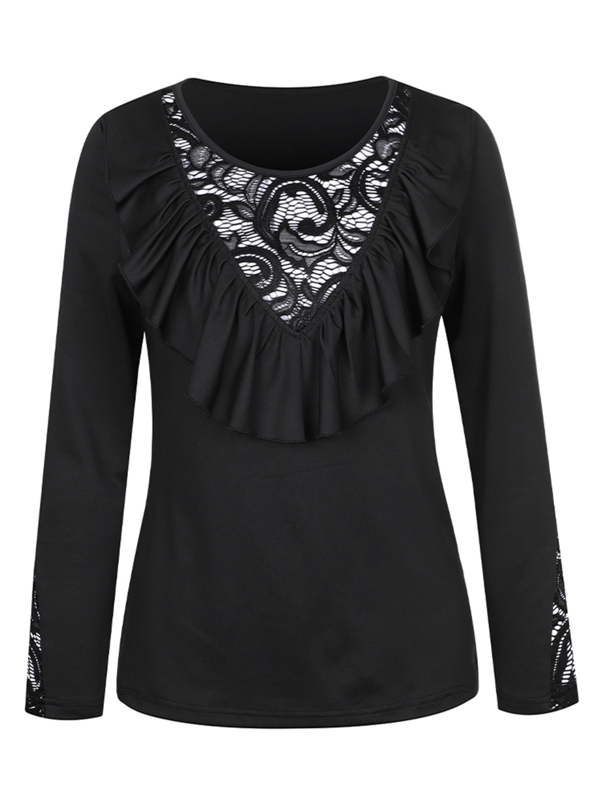 LapaPlus Top in Zwart