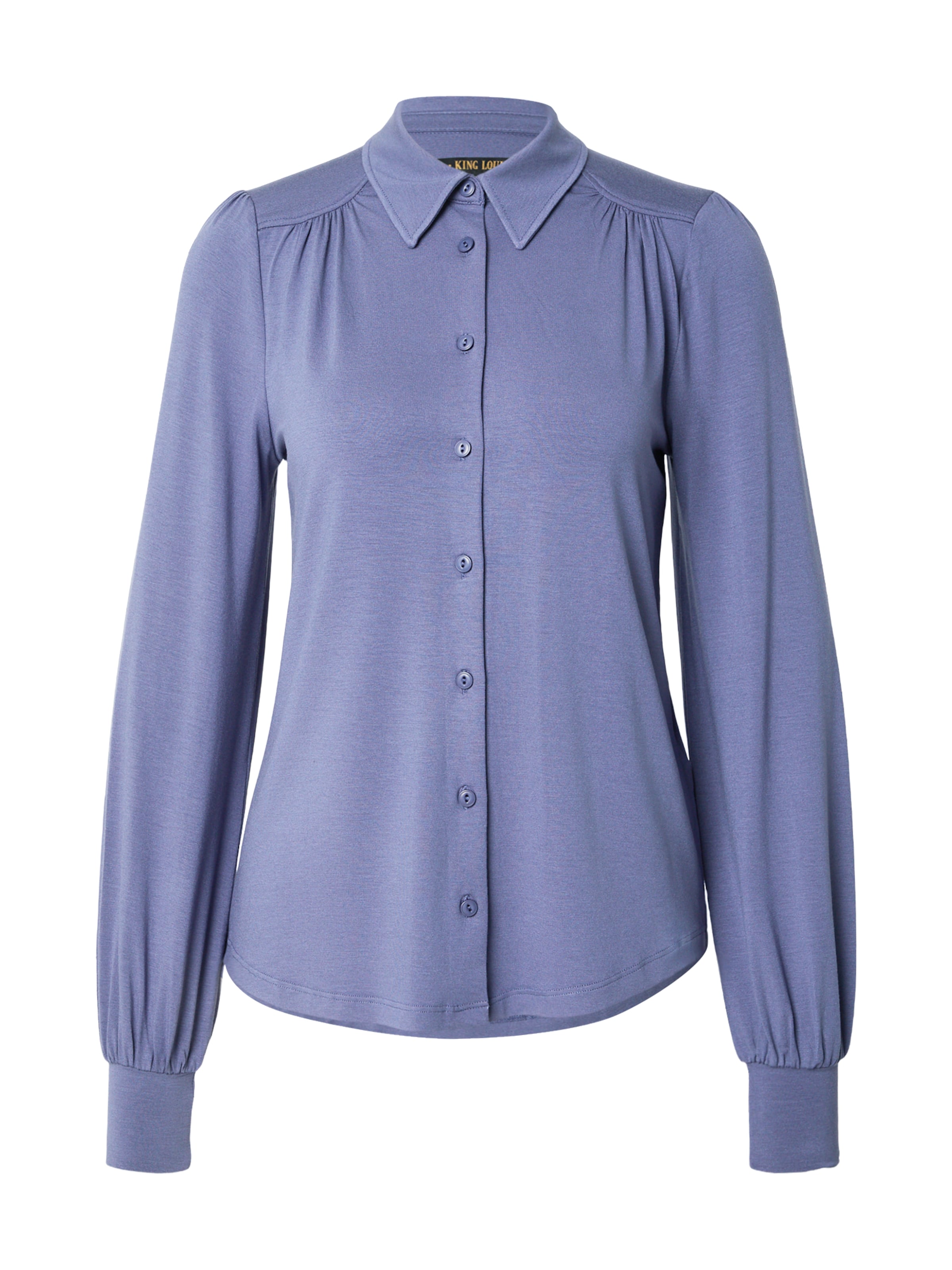 King Louie Blouse 'Carina' in Blue: front