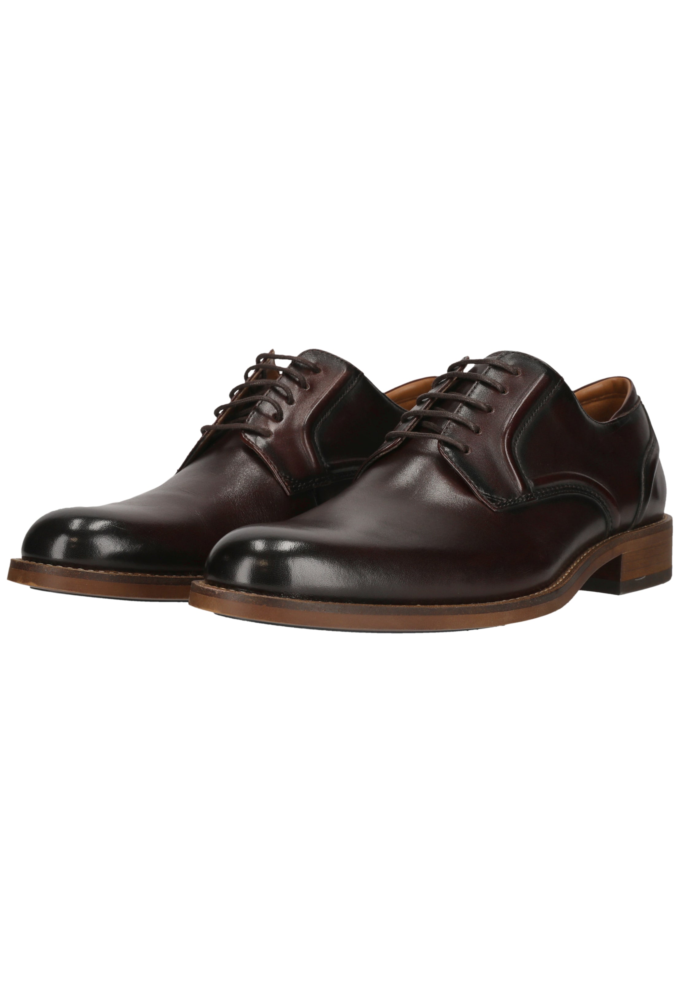 CLARKS Businessschuhe 'CraftRemi Lace' in Braun