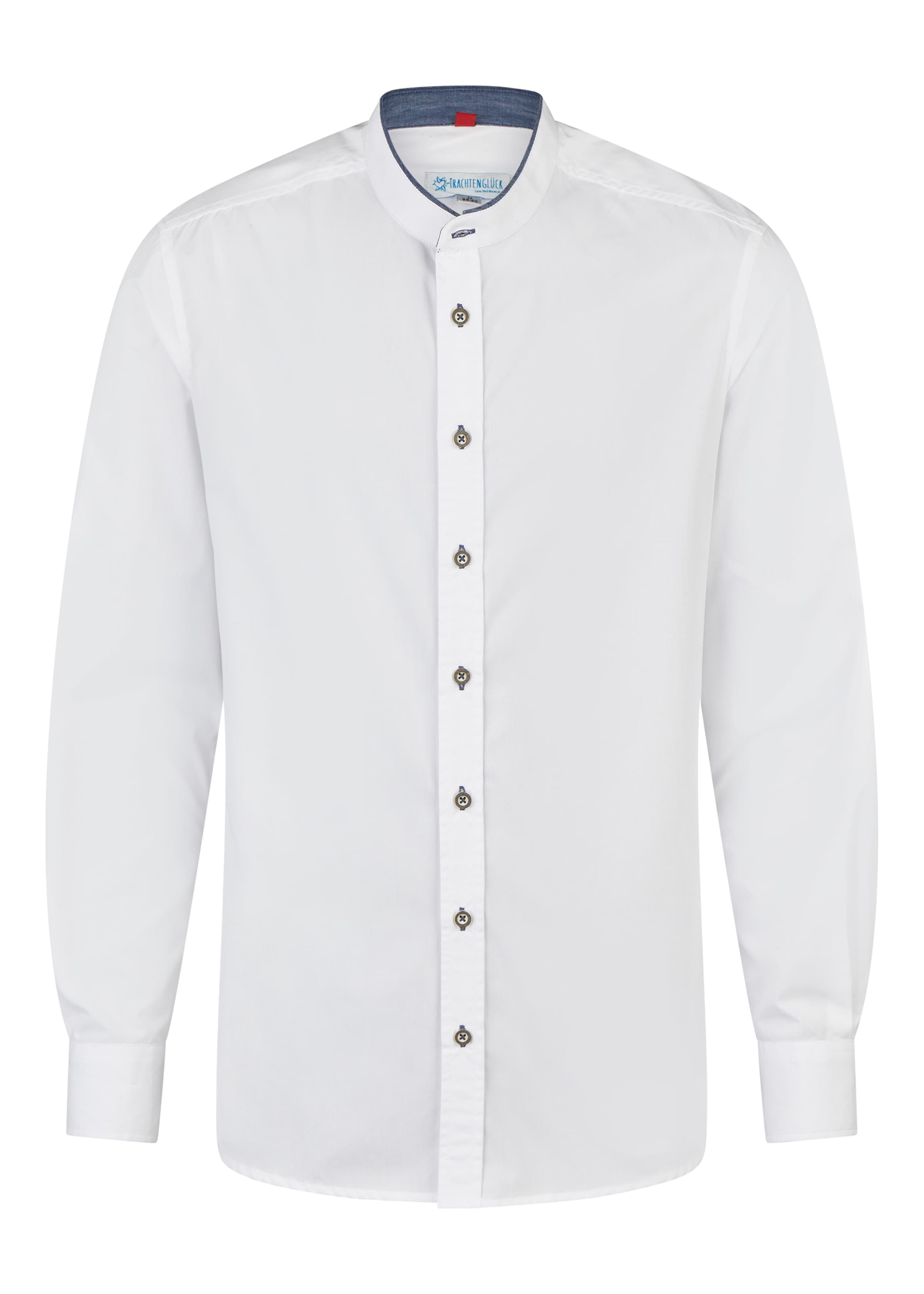 SPIETH & WENSKY Slim Fit Trachtenhemd 'Falkland' mit Stehkragen in Mischfarben: Vorderseite