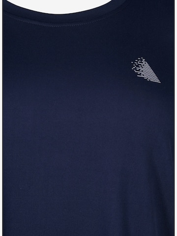 Active by Zizzi Funktionsshirt in Blau