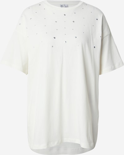 PIECES Paita 'PCSKYLAR' värissä hopea / offwhite, Tuotenäkymä