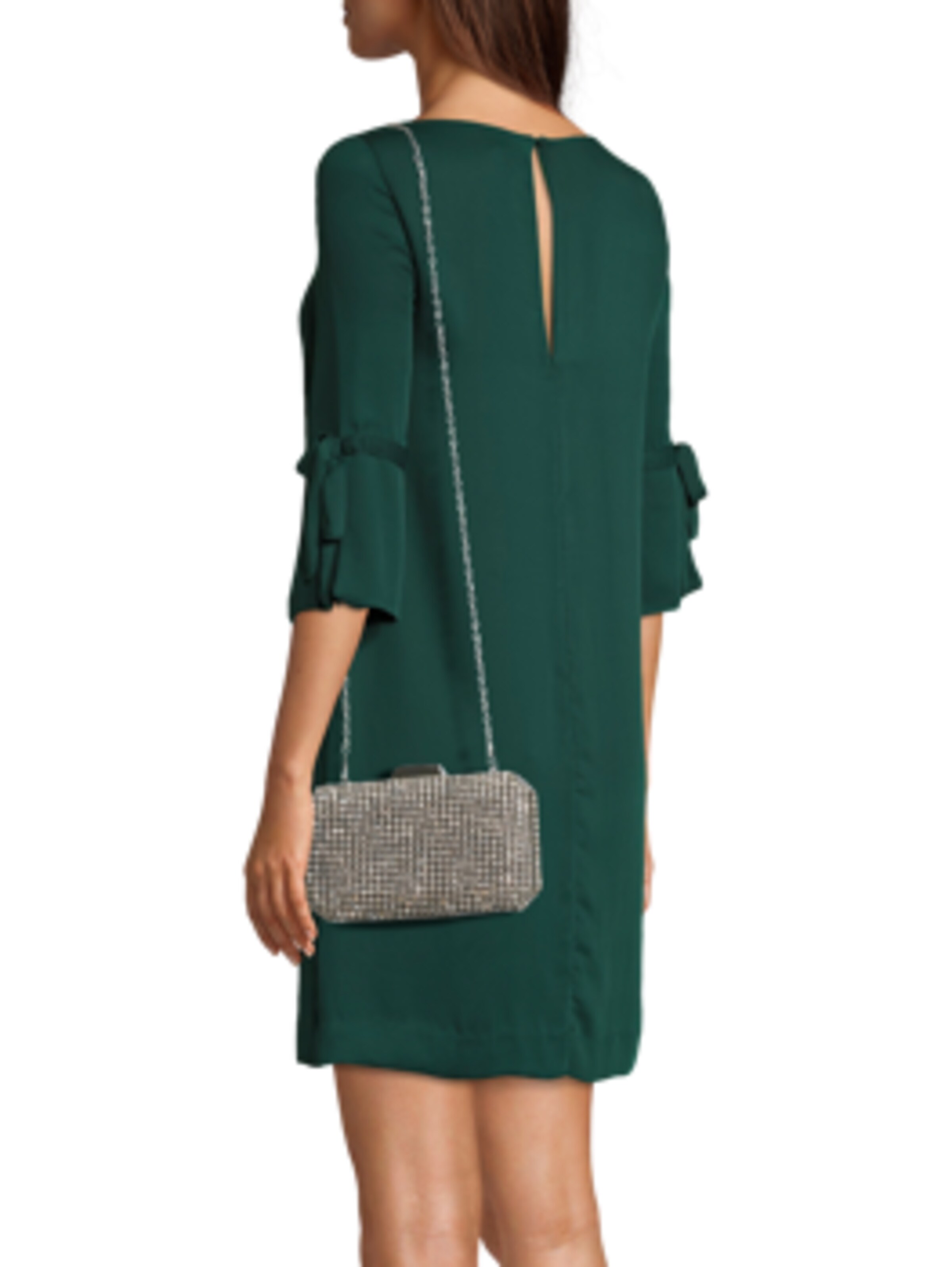 melns mascara "Clutch" stila somiņa: no priekšpuses