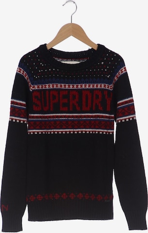Superdry Sweater & Cardigan in S in Black: front
