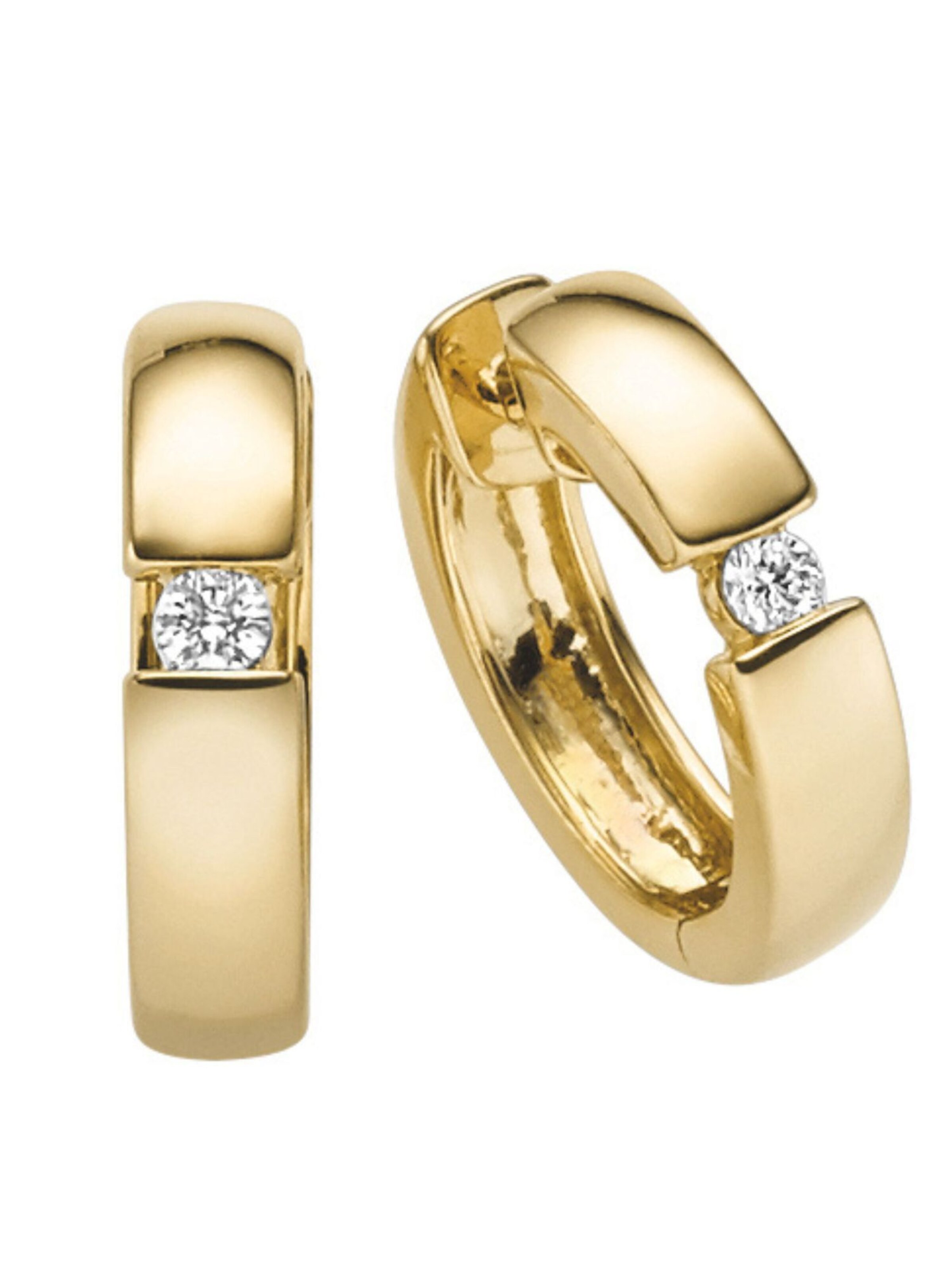 Adelia´s Earrings in Gold: front