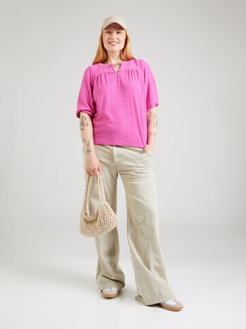 ONLY Carmakoma Blouse 'CARSANDRA' in Pink