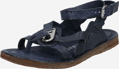 A.S.98 Sandalias de dedo 'RAMOS' en azul oscuro, Vista del producto