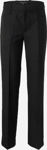 Banana Republic - regular Pantalón de pinzas en negro: frente