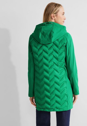 STREET ONE Between-Seasons Coat 'ECOTEFLON' in Green