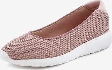 LASCANA Ballet Flats in Pink: front