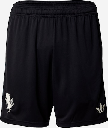 ADIDAS PERFORMANCE Normalny krój Spodnie sportowe 'Juve' w kolorze czarny: przód