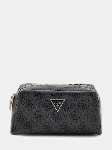 GUESS Cosmetic Bag 'Zamira' in Black: front