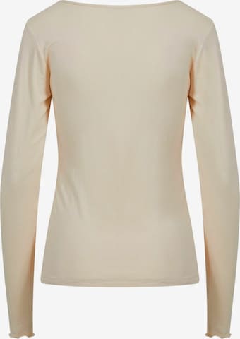 Coster Copenhagen - Top ' SOFIA ' en beige: frente
