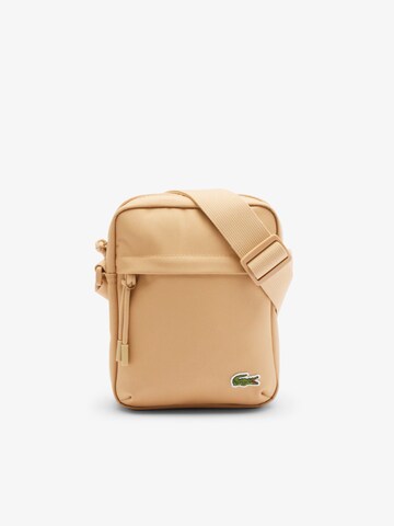 LACOSTE Umhängetasche 'Vertical Camera Bag' in Beige