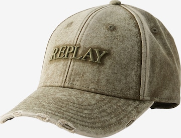 žalia REPLAY Kepurė: priekis