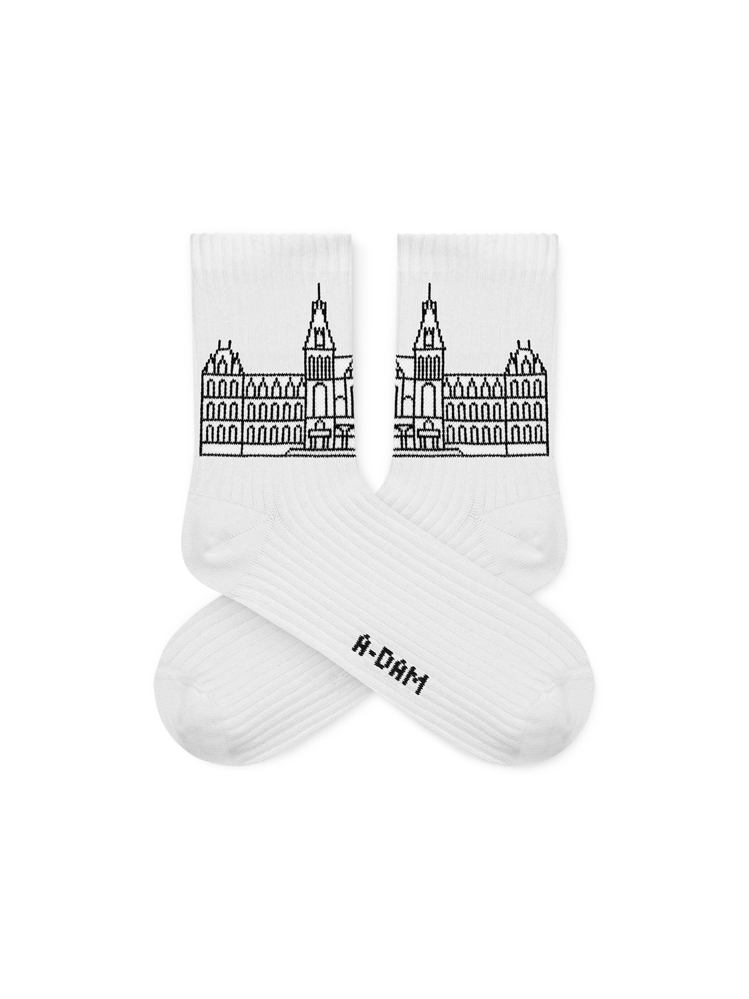 A-dam Socks in White