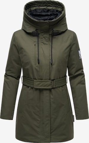 Parka invernale di NAVAHOO in verde: frontale