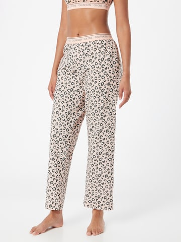 Regular Pantalon de pyjama 'One' Calvin Klein Underwear en orange : devant