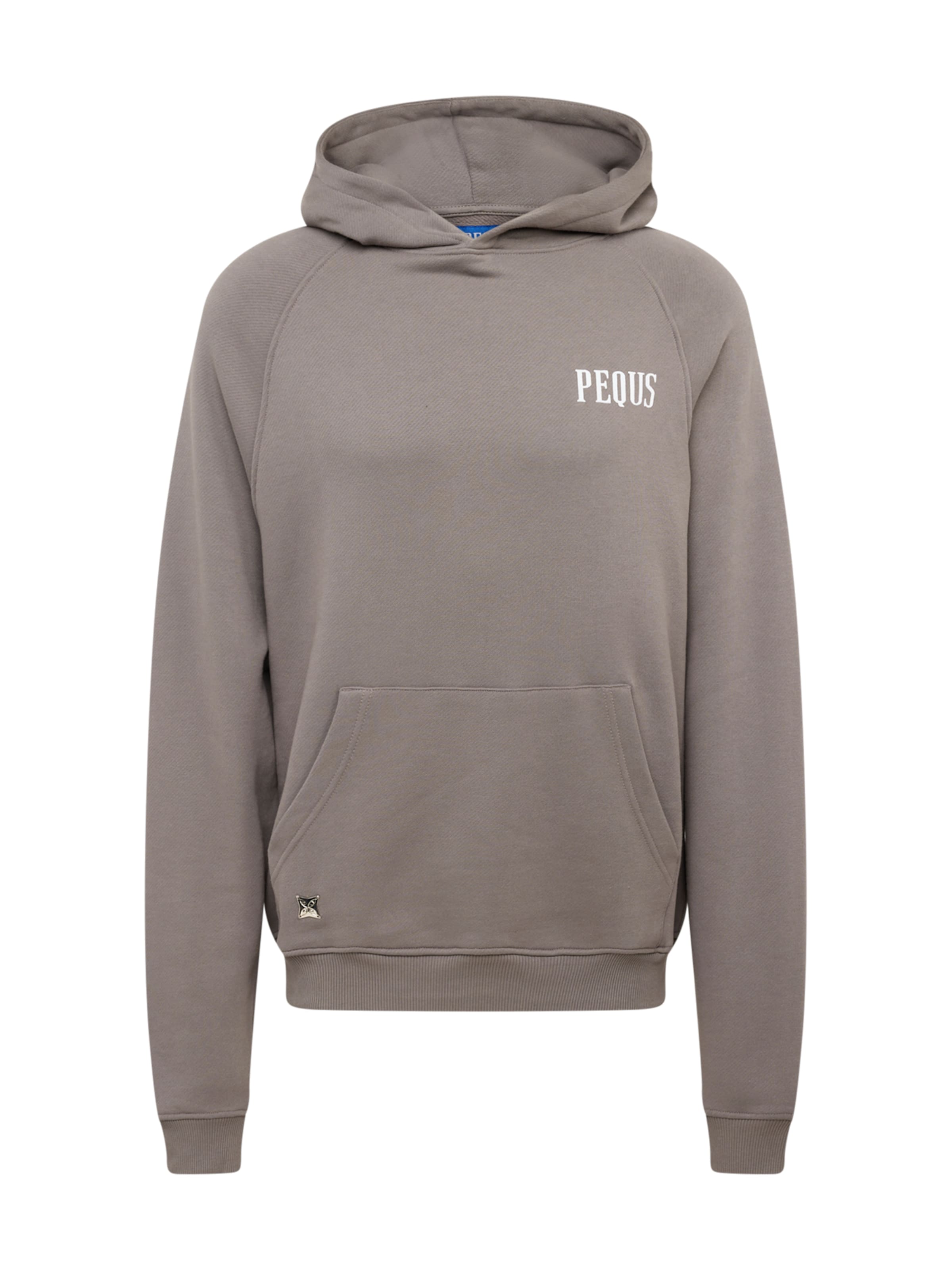 Felpa di Pequs in grigio: frontale