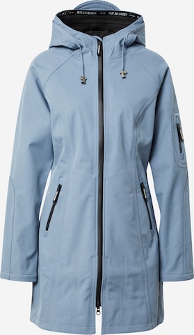 ILSE JACOBSEN Raincoat in Blue: front