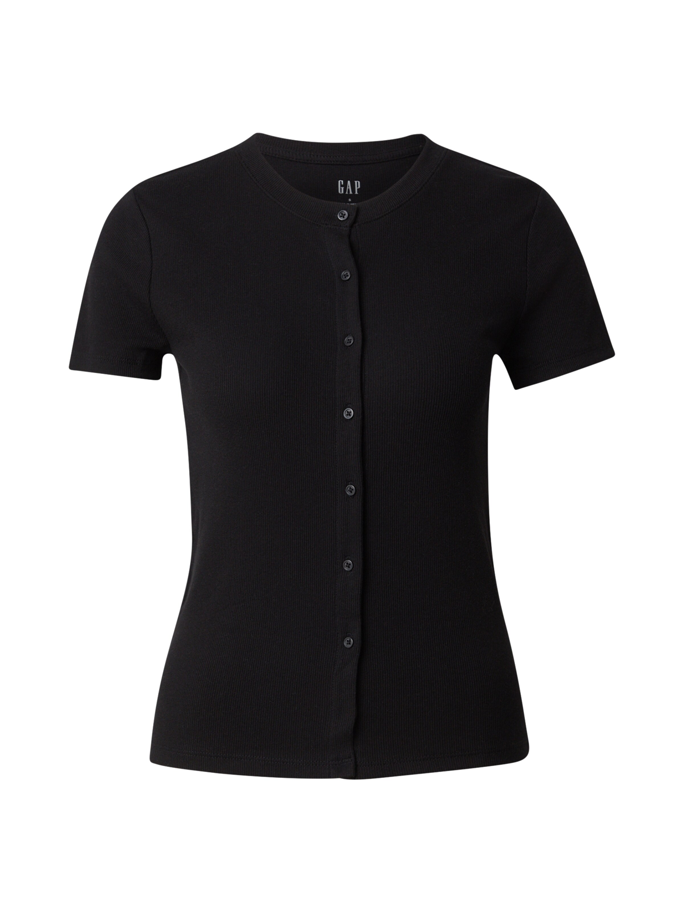 GAP Gebreid vest in Zwart: voorkant