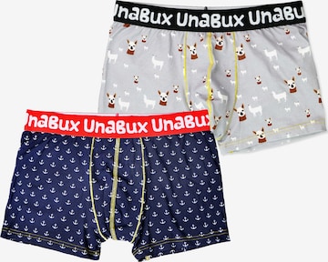 UNABUX Boxershorts in Blau: Vorderseite