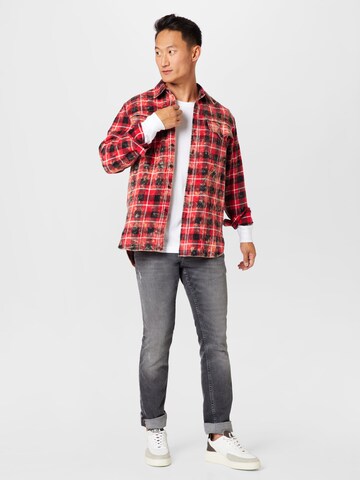 Regular fit Camicia di True Religion in rosso