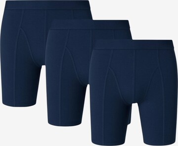 Boxers 'FlexLong' fashionshowcase en bleu : devant