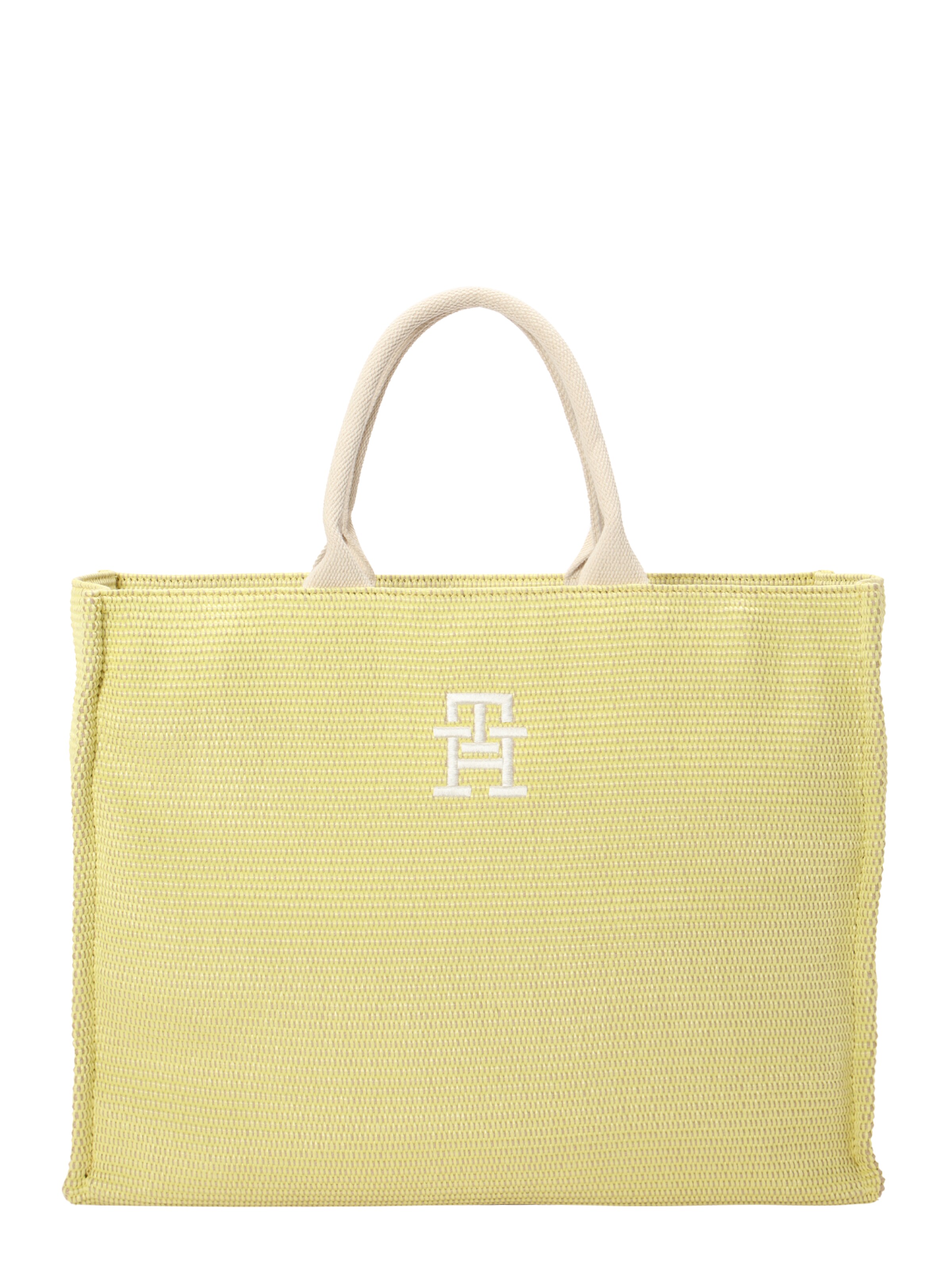 TOMMY HILFIGER Nákupní taška – žlutá: přední strana