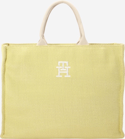 TOMMY HILFIGER Shopper in de kleur Geel / Wit, Productweergave