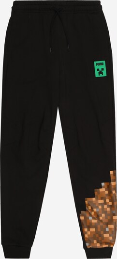 Pantaloni PUMA pe maro / maro deschis / maro închis / verde / negru, Vizualizare produs