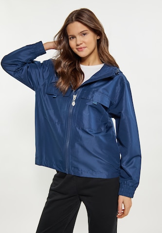 myMo ATHLSR Between-Season Jacket in Blue: front