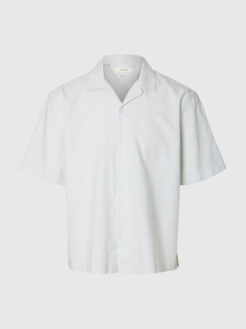 SELECTED - Ajuste regular Camisa en blanco