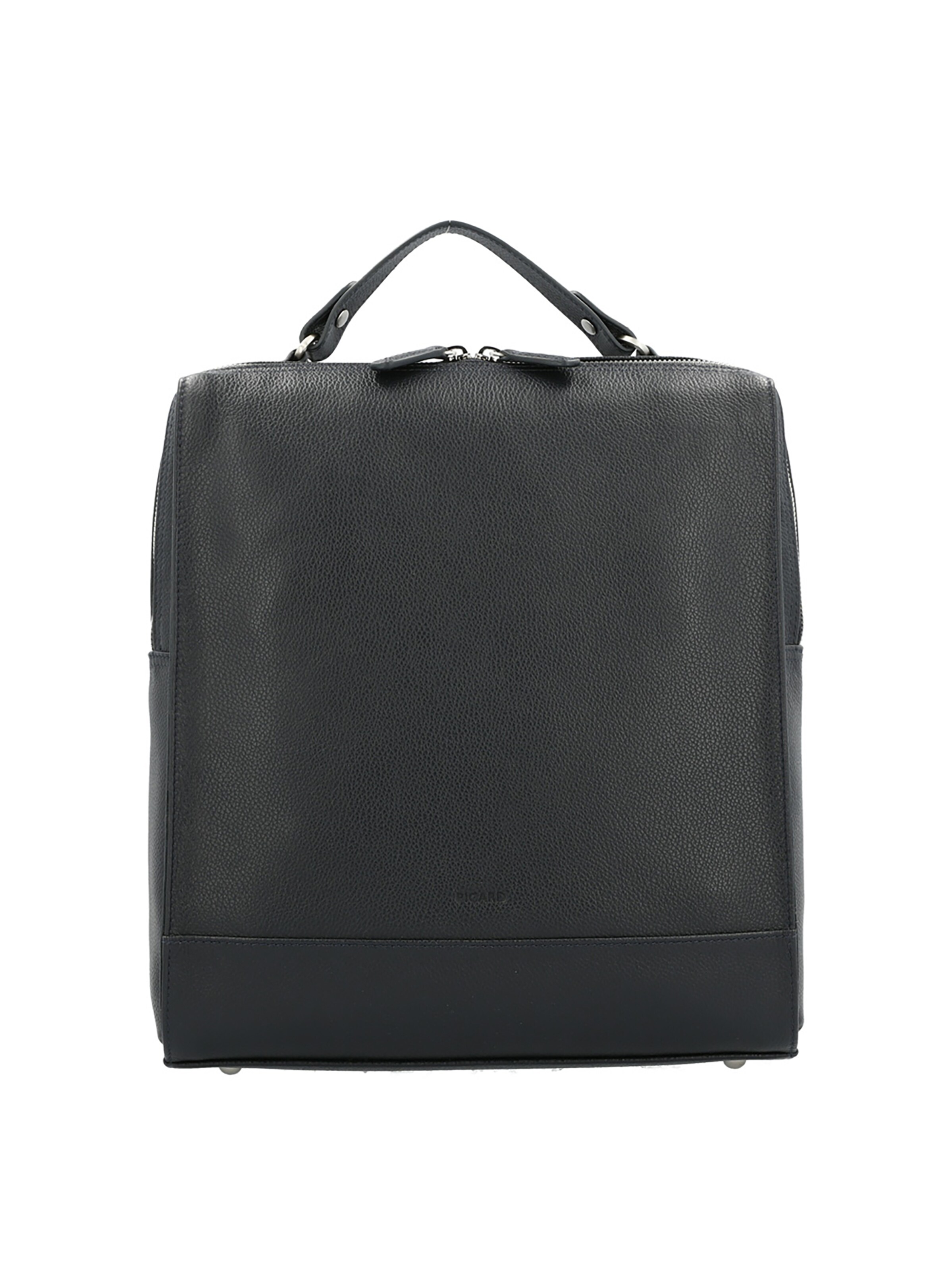 Picard Rucksack 'Luis' in Schwarz: Vorderseite