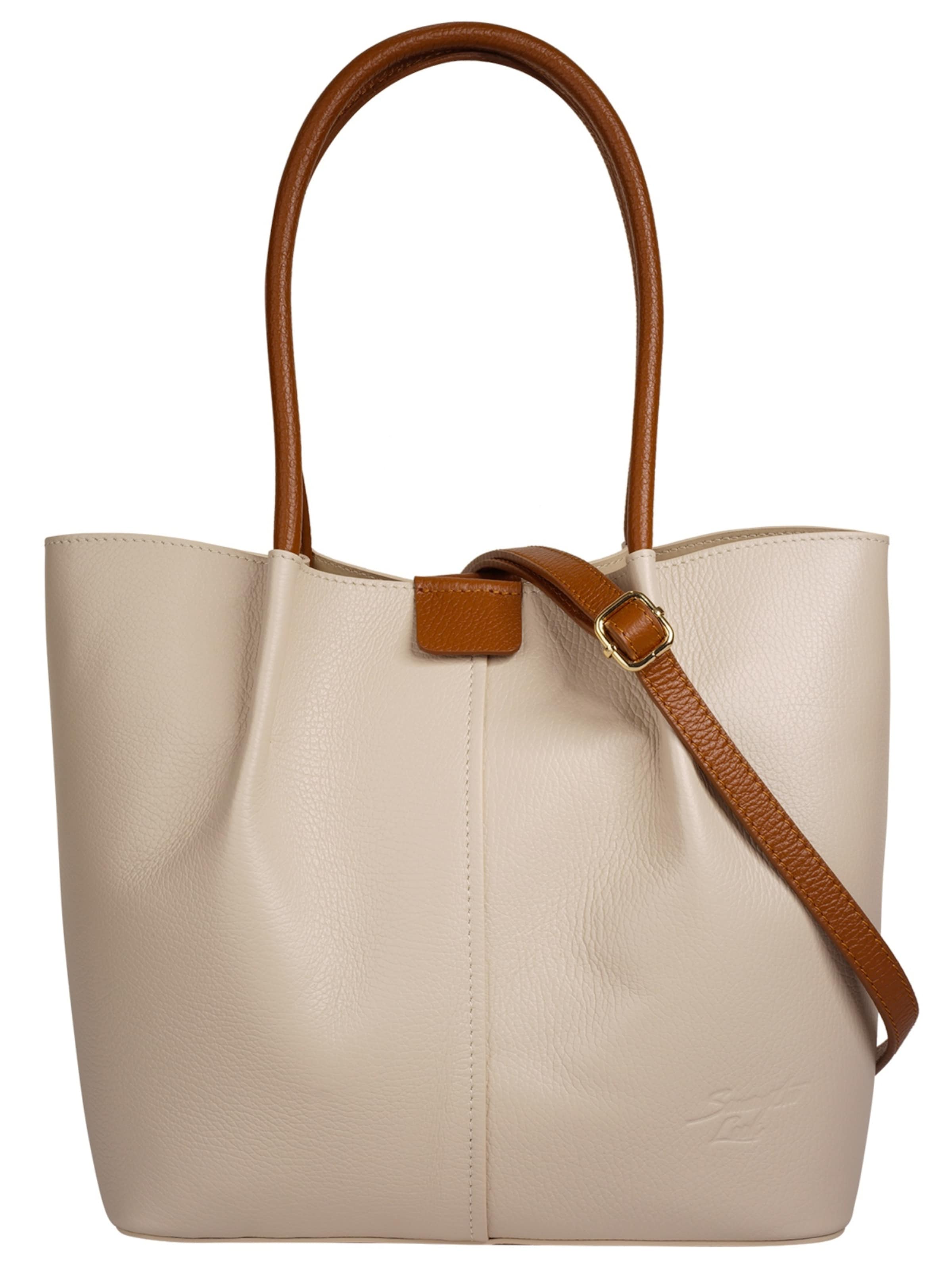 Samantha Look Handbag in Beige: front