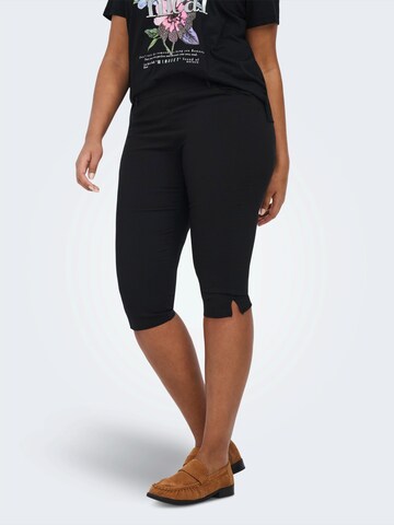 ONLY Carmakoma Skinny Leggings 'CARGABBY' in Zwart: voorkant