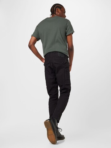 Effilé Pantalon cargo G-Star RAW en noir