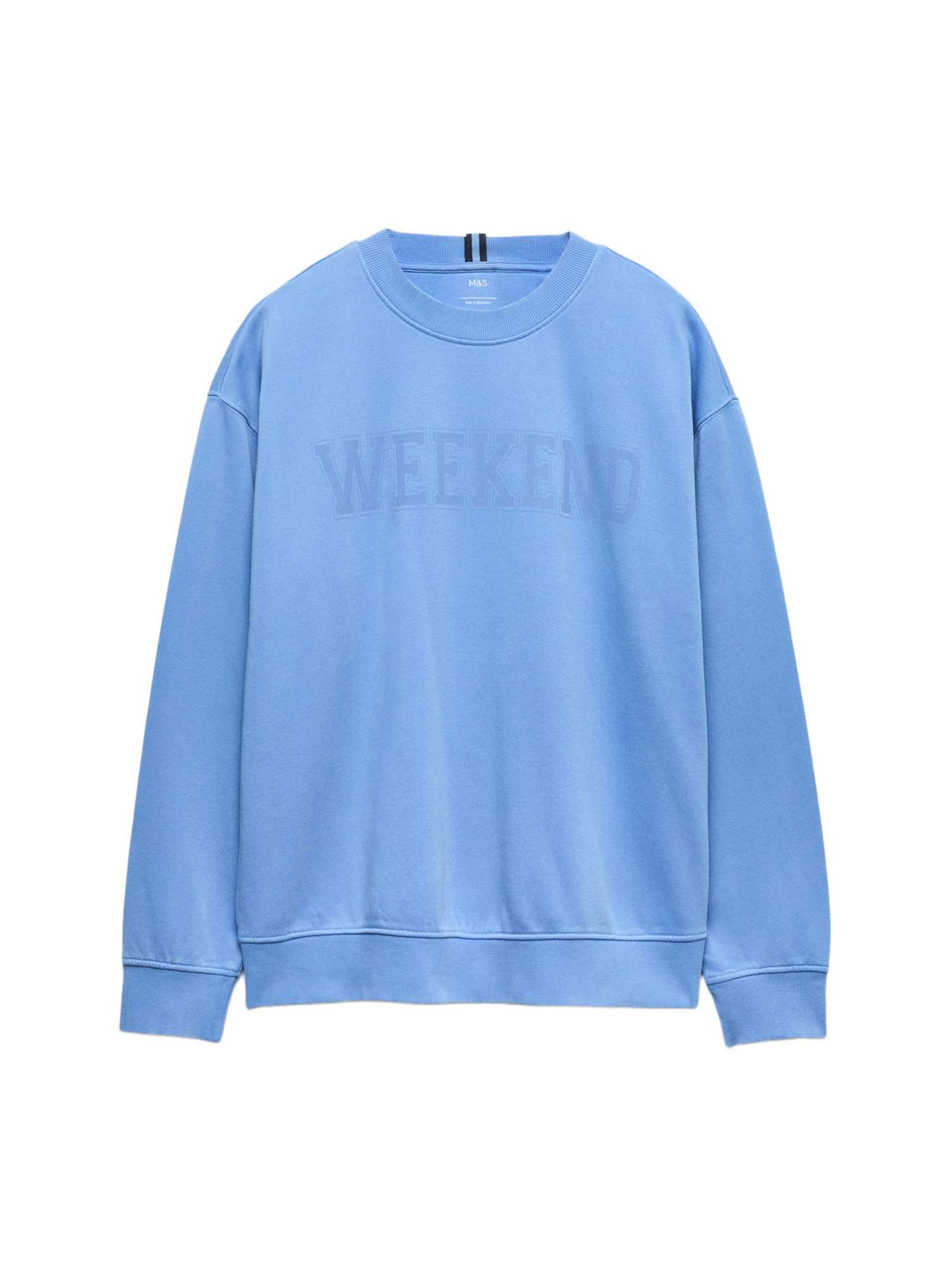 Marks & Spencer Sweatshirt in Blau: Vorderseite