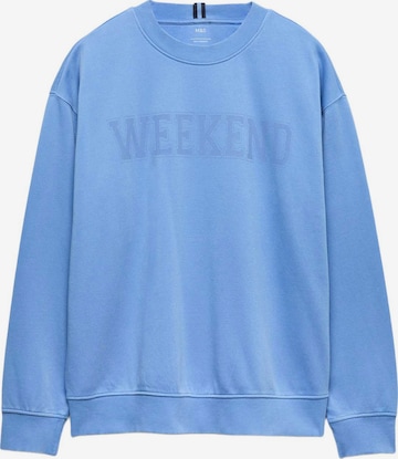 Marks & Spencer Schlafsweatshirt in Blau: Vorderseite