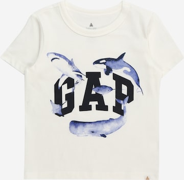 T-Shirt GAP en blanc : devant