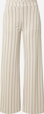ICHI Lużny krój Spodnie w kolorze beżowy: przód