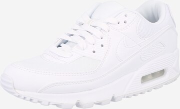 Baskets basses 'AIR MAX 90' Nike Sportswear en blanc : devant