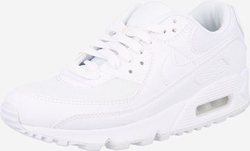 Baskets basses 'AIR MAX 90' Nike Sportswear en blanc : devant