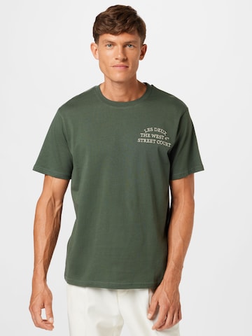 T-Shirt Les Deux en vert : devant