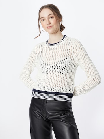 Pull-over ESPRIT en blanc : devant