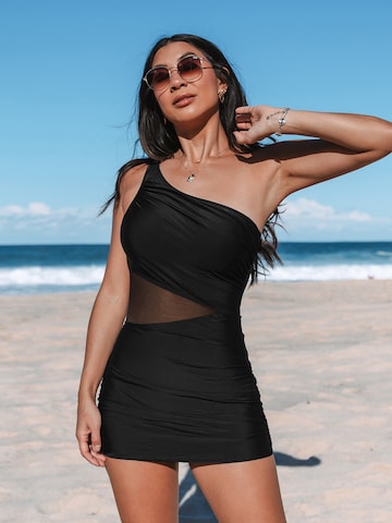 Cupshe Swimsuit Dress 'CAA12M4F001AA' in Black
