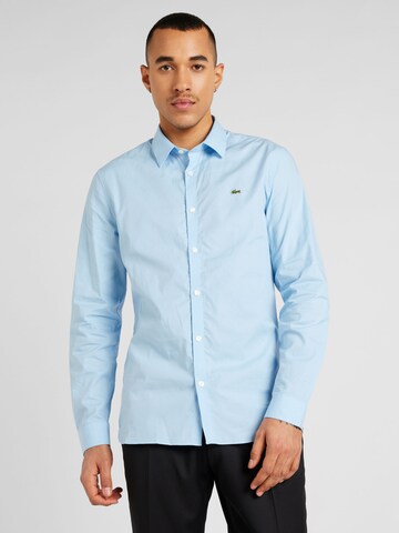 Regular fit Camicia di LACOSTE in blu: frontale