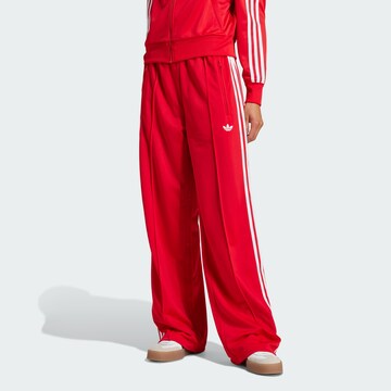 ADIDAS ORIGINALS Wide leg Sports trousers 'Adicolor Classic Firebird' in Red: front